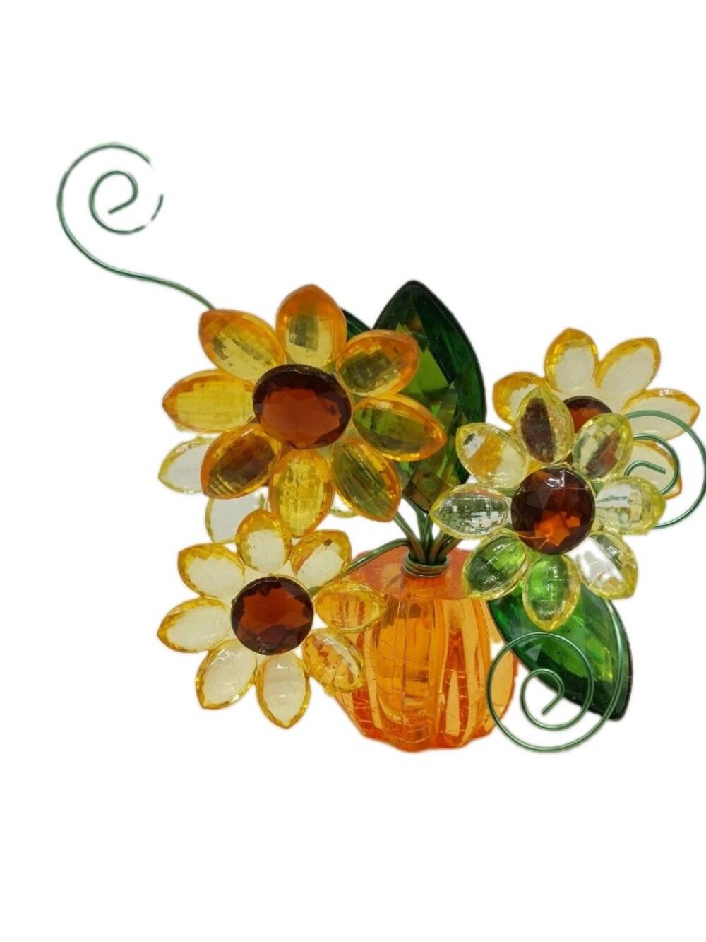 Ganz Posy Pot Sunflower Pumpkin 4" ACRYF89